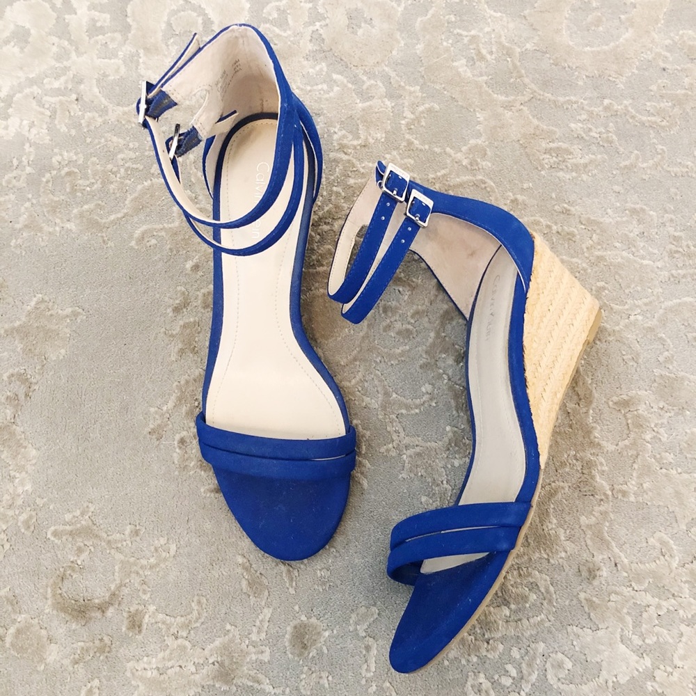 CALVIN KLEIN wedge heels